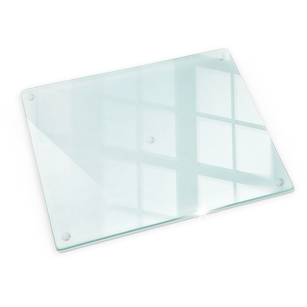 Prozorna zaščitna steklena plošča za štedilnik 52x40 cm