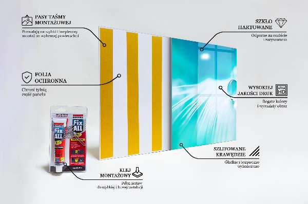 Zidna obloga za kuhinju Rosa na nežnem perju