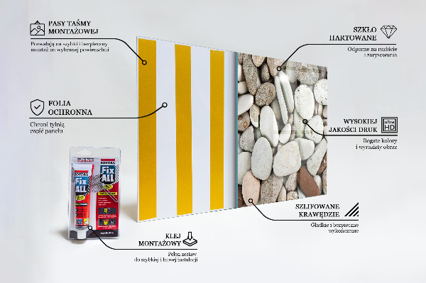 Stenska plošča za kuhinjo Kamnita plaža