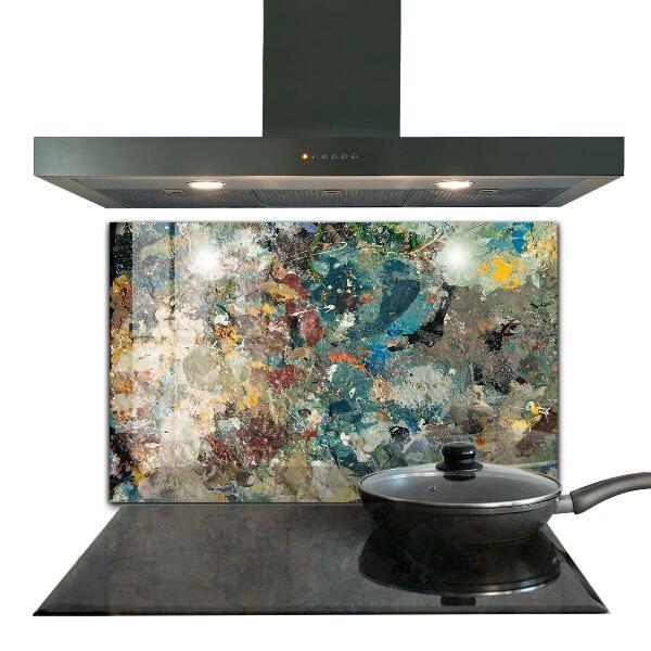 Stenska plošča za kuhinjo Tekstura oljne barve