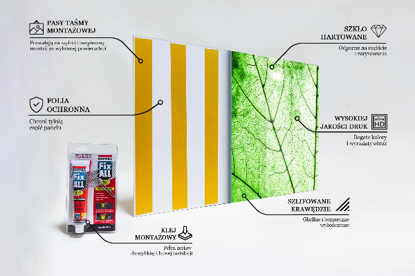 Zidna obloga za kuhinju Tekstura zelenega lista