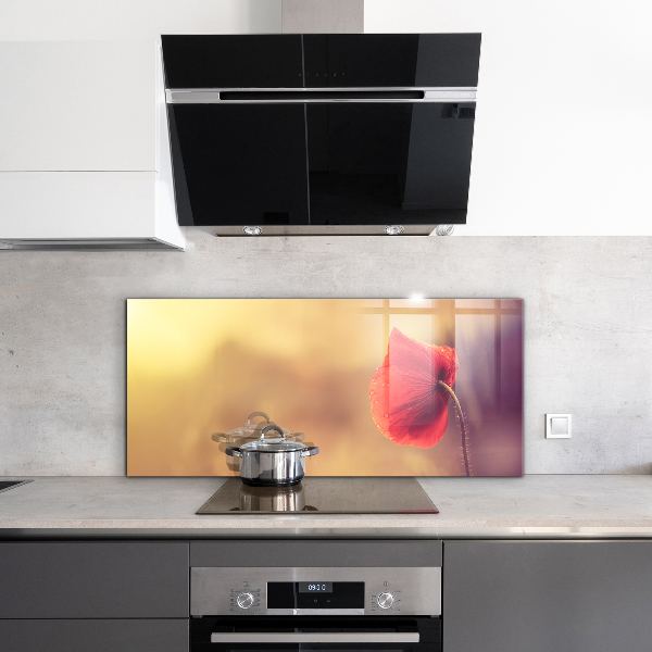 Zidna obloga za kuhinju Vintage mak