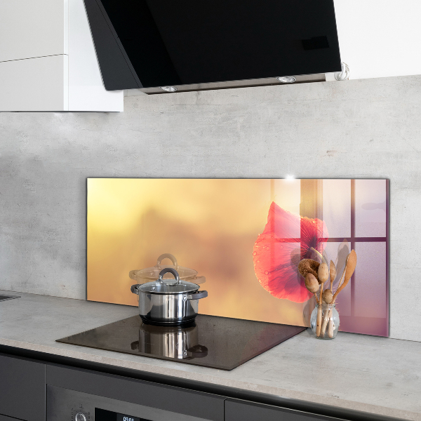 Zidna obloga za kuhinju Vintage mak