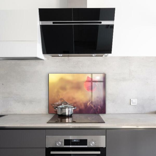 Zidna obloga za kuhinju Vintage mak