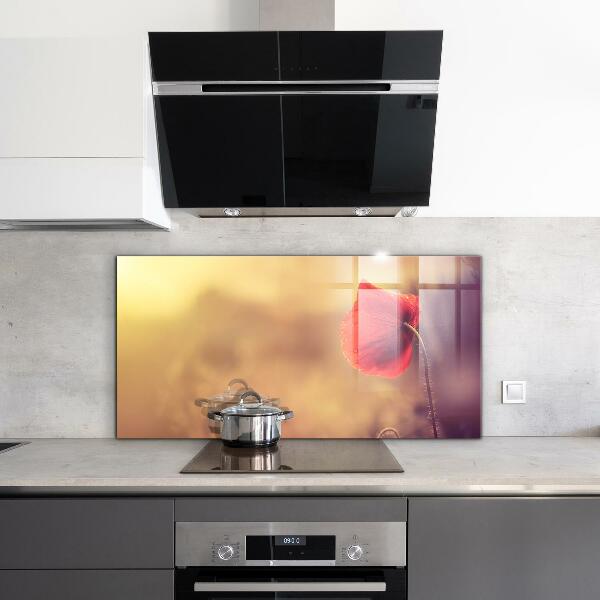 Zidna obloga za kuhinju Vintage mak