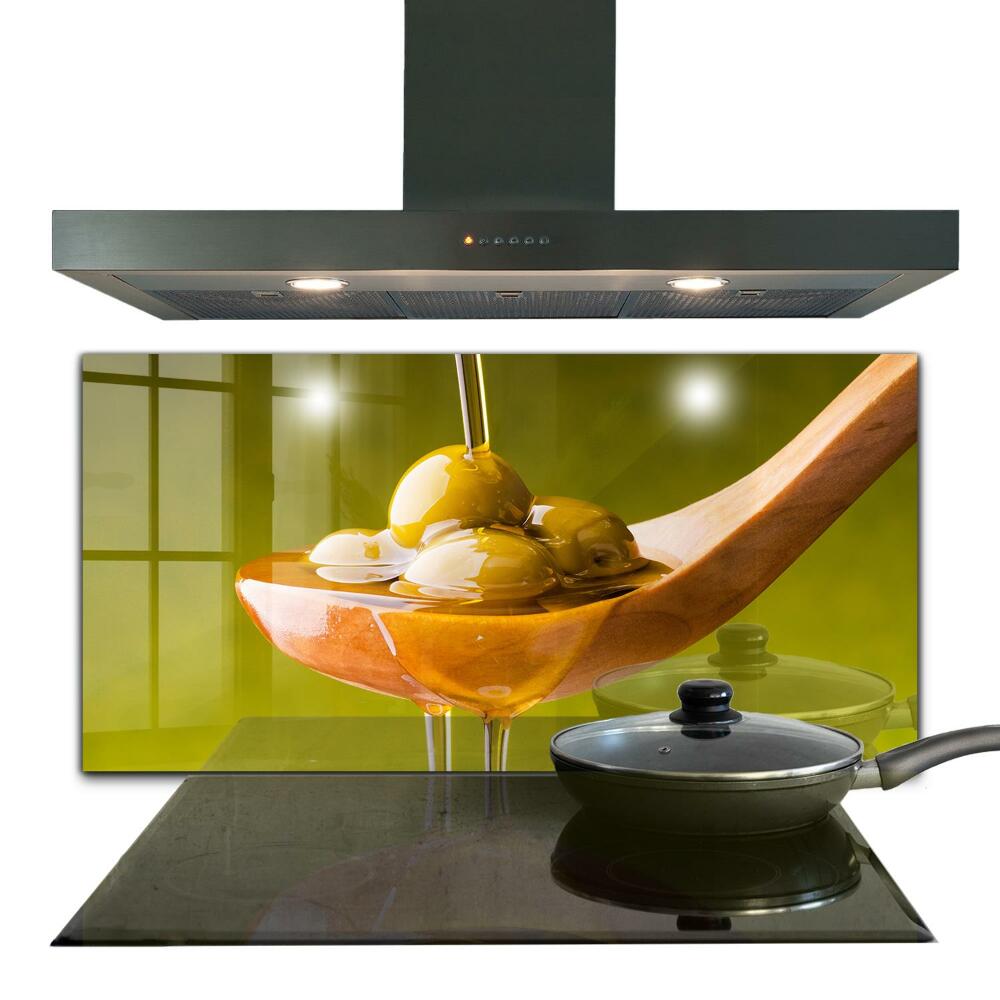 Stenska plošča za kuhinjo Sveže stisnjeno oljčno olje