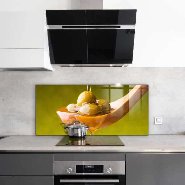 Stenska plošča za kuhinjo Sveže stisnjeno oljčno olje