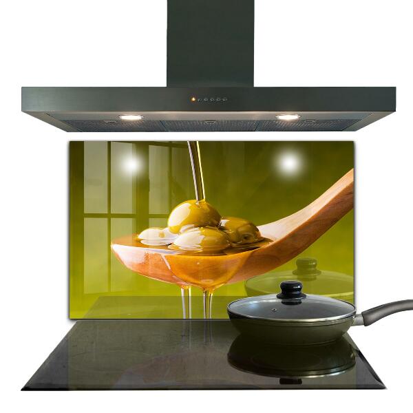 Stenska plošča za kuhinjo Sveže stisnjeno oljčno olje