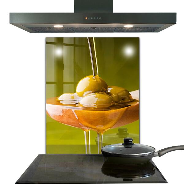 Stenska plošča za kuhinjo Sveže stisnjeno oljčno olje