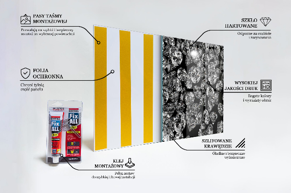 Stenska plošča za kuhinjo Diamonds friends ženske