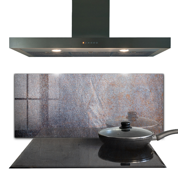 Stenska plošča za kuhinjo Vintage kovinska tekstura