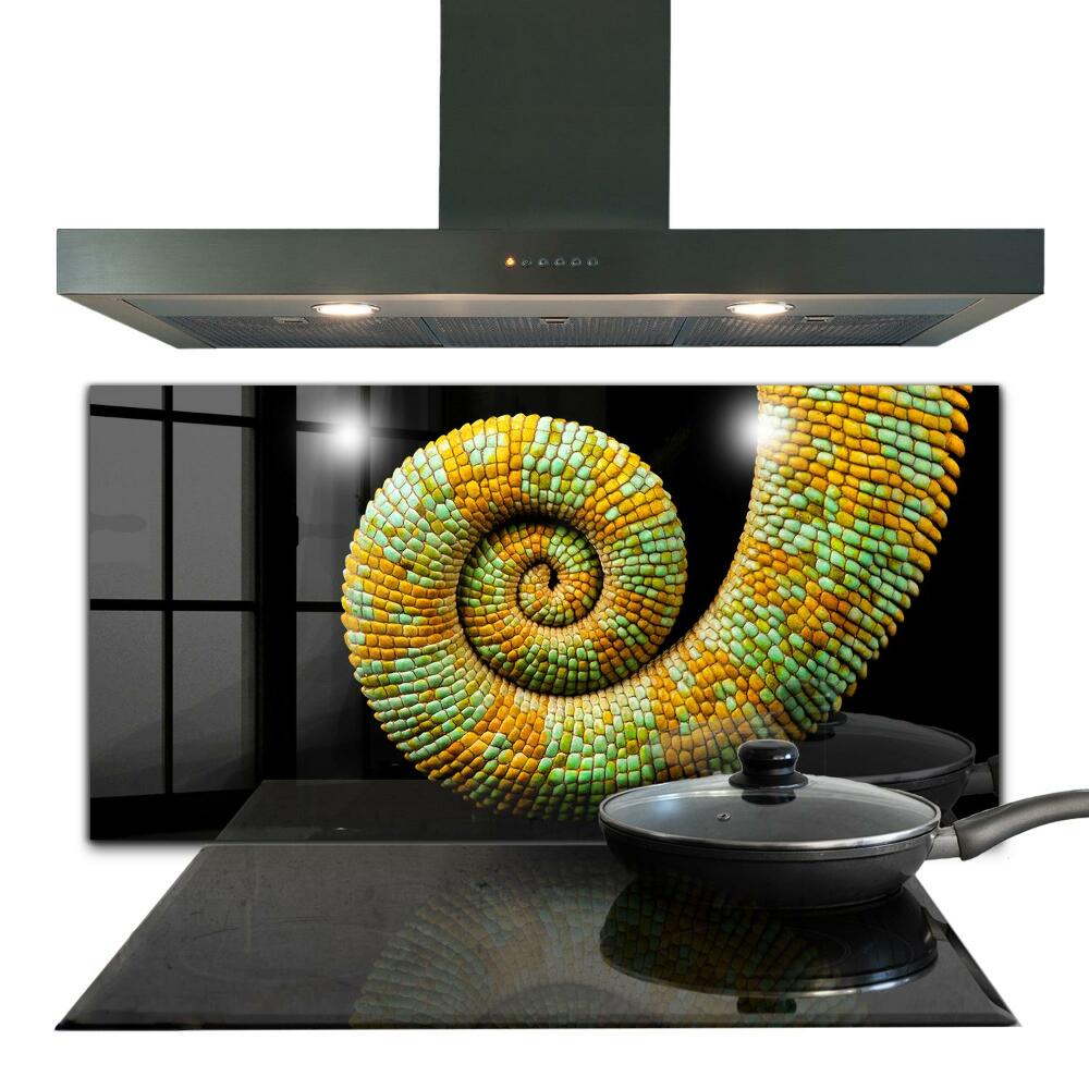 Stenska plošča za kuhinjo Narava repa kameleona
