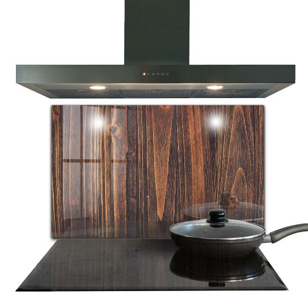 Stenska plošča za kuhinjo Naravna tekstura lesa