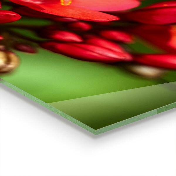 Zidna obloga za kuhinju Cvetoči cvetni popki