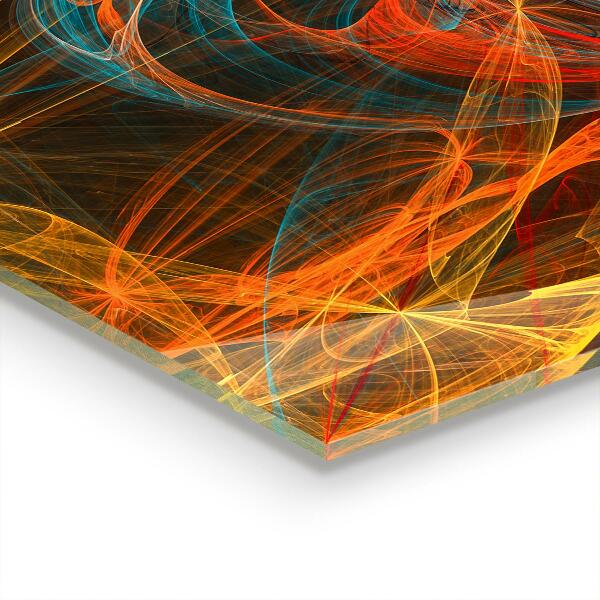 Stenska plošča za kuhinjo Moderni vzorec