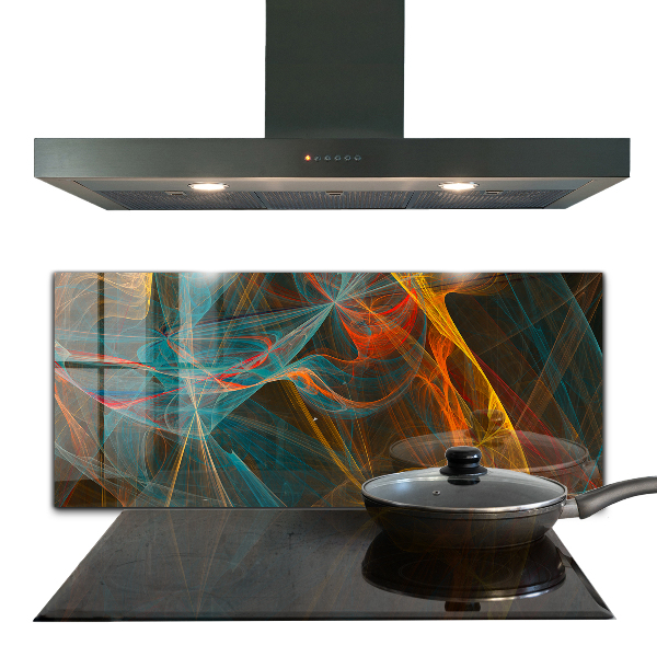 Stenska plošča za kuhinjo Moderni vzorec