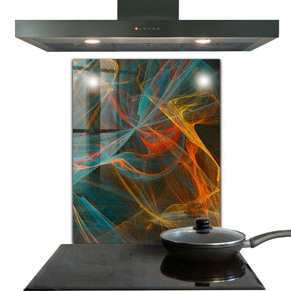 Stenska plošča za kuhinjo Moderni vzorec