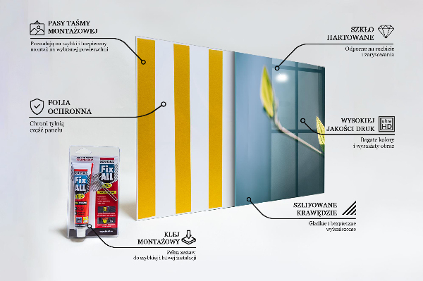 Zidna obloga za kuhinju Svetleč list na veji