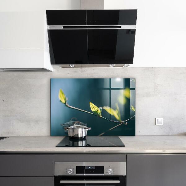 Zidna obloga za kuhinju Svetleč list na veji