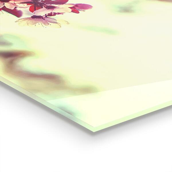 Zidna obloga za kuhinju Cvetoče rožnato drevo