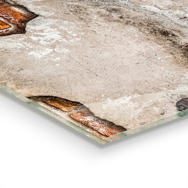 Stenska plošča za kuhinjo Kamnito opečni zid