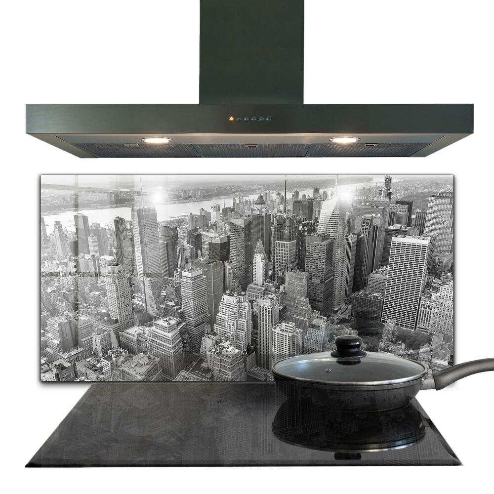 Stenska plošča za kuhinjo Arhitektura new yorka