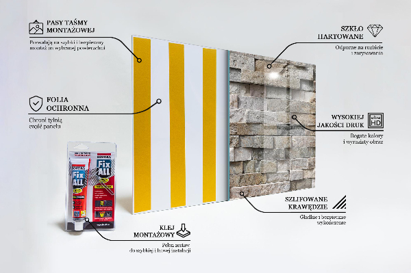Stenska plošča za kuhinjo Opeka iz naravnega kamna