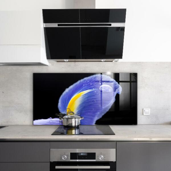 Zidna obloga za kuhinju Vijolični cvet perunike