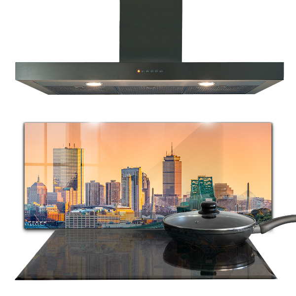 Stenska plošča za kuhinjo Bostonska arhitektura