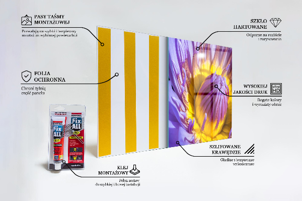 Zidna obloga za kuhinju Podrobnosti vijolične rože