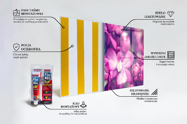 Zidna obloga za kuhinju Naravna lepota roza lilij