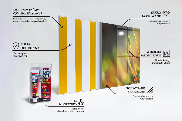 Zidna obloga za kuhinju Podrobnosti o gozdnem mahu