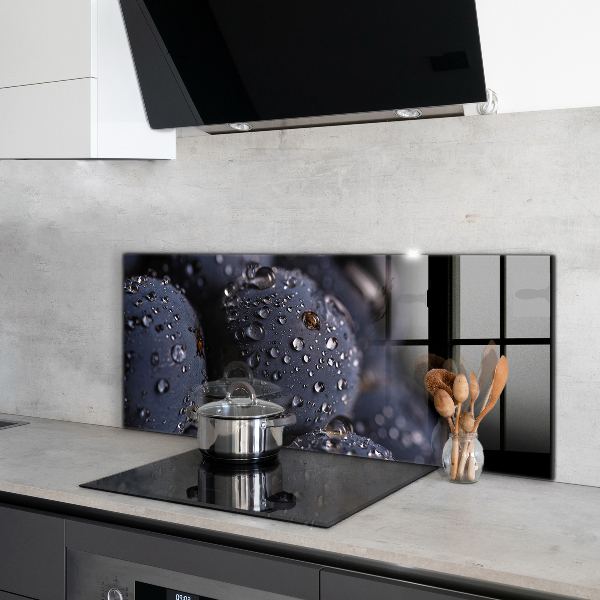 Stenska plošča za kuhinjo Sočne borovnice