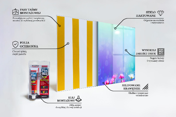 Zidna obloga za kuhinju Barvit travnik