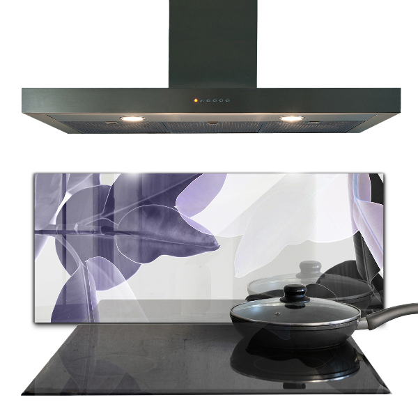 Zidna obloga za kuhinju Ilustracija eksotičnih listov