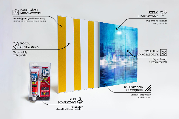 Stenska plošča za kuhinjo Panorama manhattna v new yorku