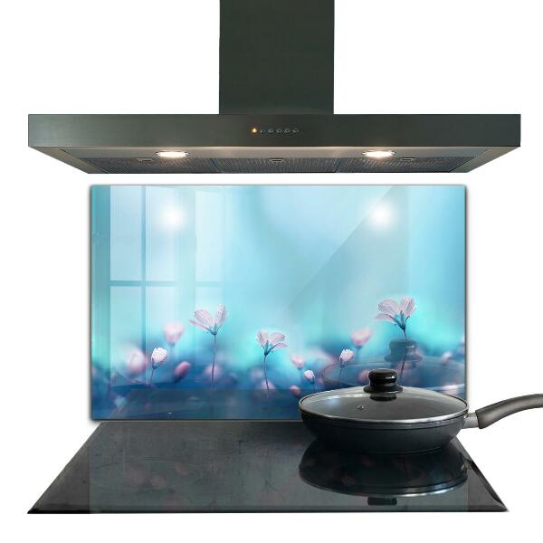 Zidna obloga za kuhinju Cvetje za jutranjo meglo