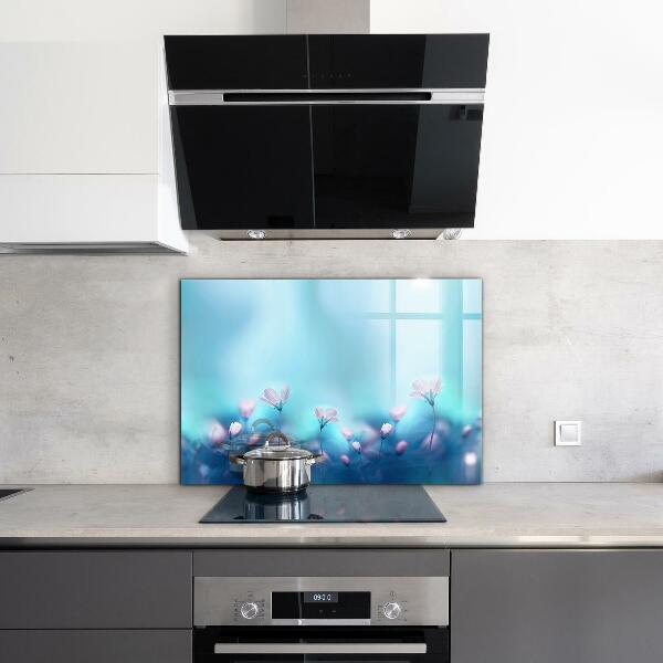 Zidna obloga za kuhinju Cvetje za jutranjo meglo