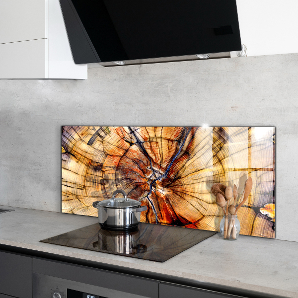 Zidna obloga za kuhinju Naravna lesna zrna