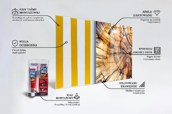 Zidna obloga za kuhinju Naravna lesna zrna