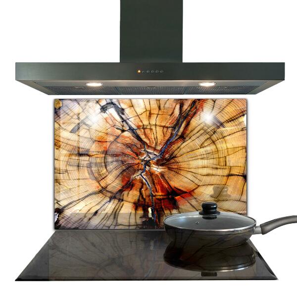 Zidna obloga za kuhinju Naravna lesna zrna