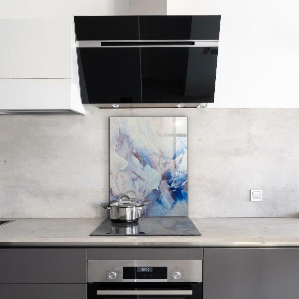 Stenska plošča za kuhinjo Teksturna barva abstrakcija