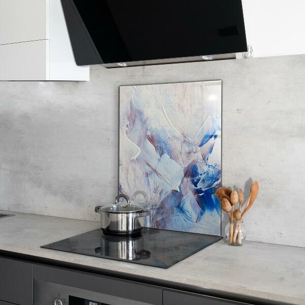 Stenska plošča za kuhinjo Teksturna barva abstrakcija