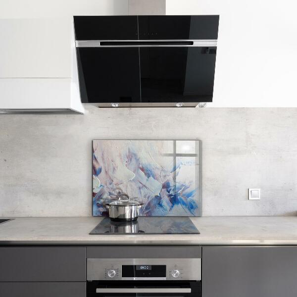 Stenska plošča za kuhinjo Teksturna barva abstrakcija