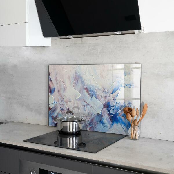 Stenska plošča za kuhinjo Teksturna barva abstrakcija