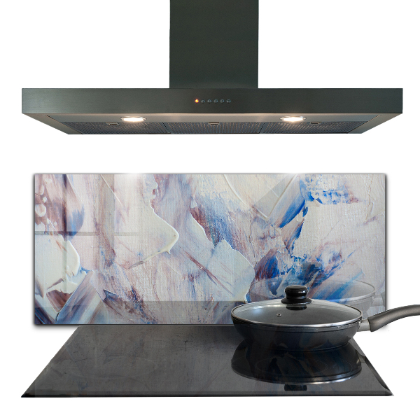 Stenska plošča za kuhinjo Teksturna barva abstrakcija