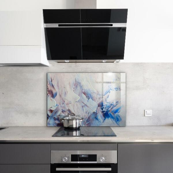 Stenska plošča za kuhinjo Teksturna barva abstrakcija