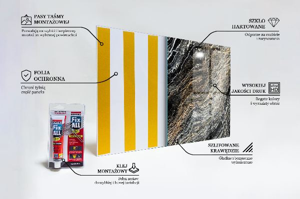 Stenska plošča za kuhinjo Marmorna granitna tekstura