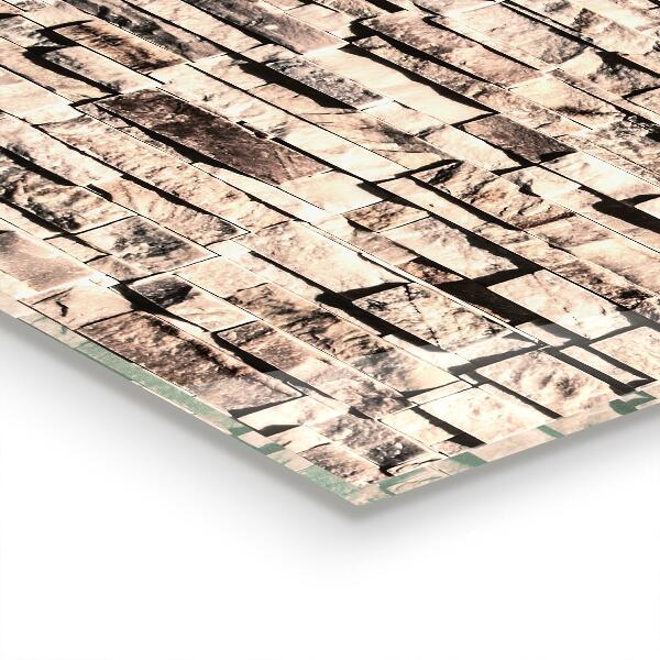 Stenska plošča za kuhinjo Opeka iz naravnega kamna