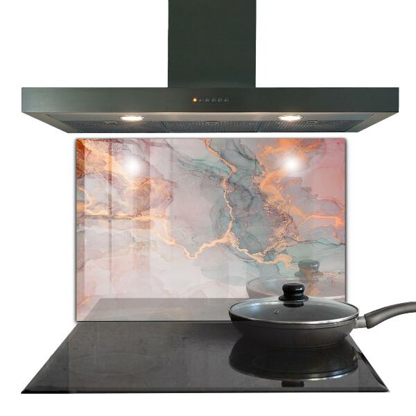 Stenska plošča za kuhinjo Tekstura marmorja